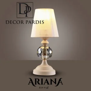 آباژور رومیزی شیشه دار