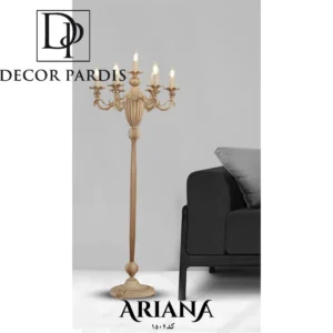 آباژور ایستاده رنگ طلایی